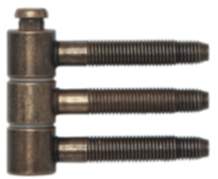 SFS Intec Einbohrband 16 mm für gefälzte Holztüren 3-teilig Stahl verschiedene Oberflächen