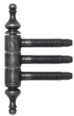 SFS Intec Einbohrband mit Zierkopf 18 mm 3-teilig mit Aushängesicherung Stahl verschiedene Oberfläch