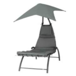 Siena Garden Comfortliege Benton Stahlgestell mit Textilene