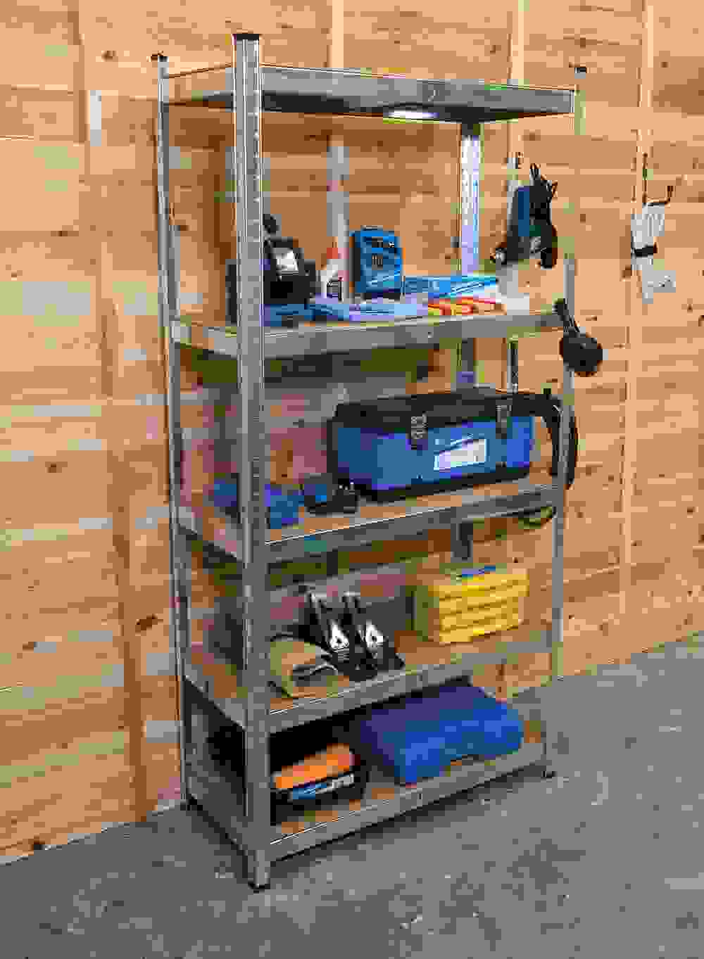 Silverline Lagerregal - 175 kg pro Boden - 90 x 40 x 180 cm