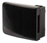 Siso Gegenstück SQUARE als Adapter für Doppeltüren, Glasstärke 4 - 5 mm