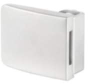 Siso Gegenstück SQUARE als Adapter für Doppeltüren, Glasstärke 4 - 5 mm