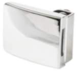 Siso Gegenstück SQUARE als Adapter für Doppeltüren, Glasstärke 4 - 5 mm