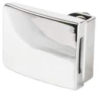 Siso Gegenstück SQUARE als Adapter für Doppeltüren, Glasstärke 4 - 5 mm