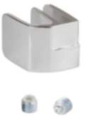 Siso Glastürgriff SQUARE für Doppeltüren, Glasstärke 4 - 6 mm