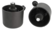 Siso Möbelfuß GO-ON aus Kunststoff mit Höheneinstellung, +10 mm