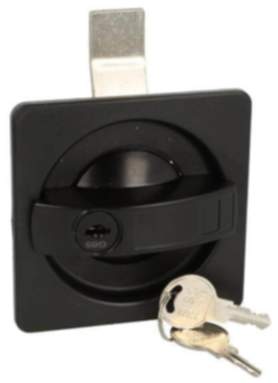 Siso Schließfachgriff M175 quadratisch, absperrbar