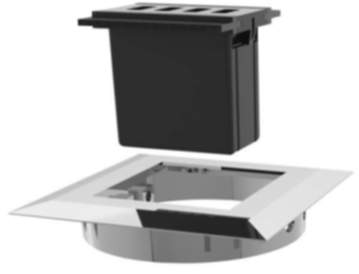 Siso USB-3-Verteiler-Einsatz für Kabeldurchlass SOUL