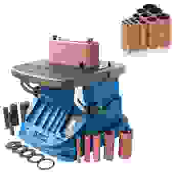 Spindelschleifmaschine OSM600 scheppach inkl. 18 tlg. Schleifhülsenset