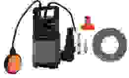 STHOR Tauchpumpe - 500W - 10.000l/h MIT 15-Meter-Gartenschlauch inkl. Sprinkler und Armaturen UND Ventil 1".