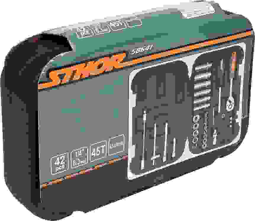 Sthor Werkzeugsatz 1/4'' - 42 Stücke