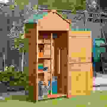 Sunny Garden Haus Naturholz 90 x 50 x 190 cm