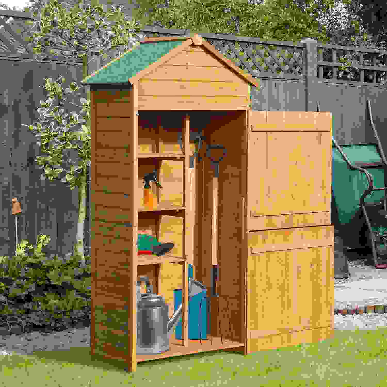 Sunny Garden Haus Naturholz 90 x 50 x 190 cm