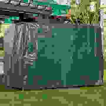 Sunny Gartenmöbel Schutzhülle wasserdichte Abdeckung UV-Schutz rechteckig Grün 215 x 155 x 150 cm