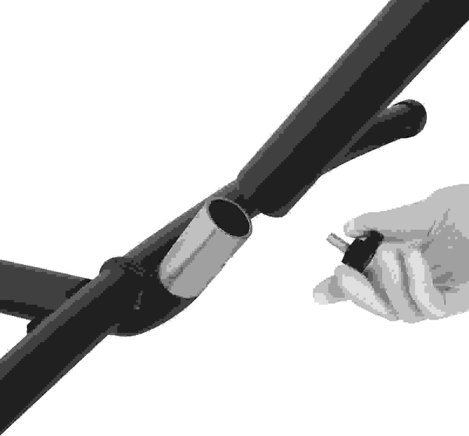 Sunny Hängemattengestell mit Haken für Hängematten aus Metall bis zu 150 kg 280 x 120 x 110 cm