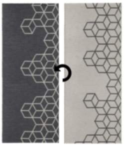 Swedy Teppich MAIA aus PVC, 60 x 120 - 200 cm