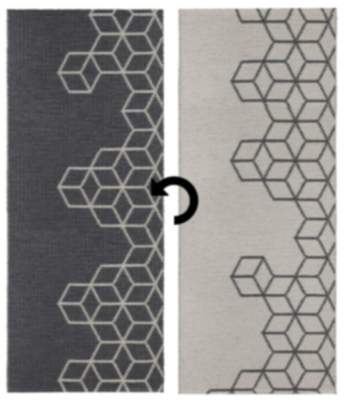 Swedy Teppich MAIA aus PVC, 60 x 120 - 200 cm