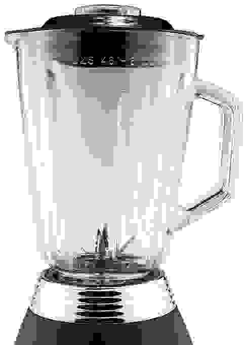 Swiss Pro+ Blender- 850W- 1.5 L- Edelstahl mit Spritzlackierung- 2 Geschwindigkeiten Pulsfunktion- Multifunktion Smoothiemixer - Schwarz