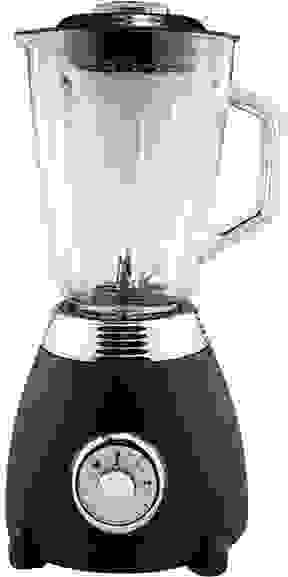 Swiss Pro+ Blender- 850W- 1.5 L- Edelstahl mit Spritzlackierung- 2 Geschwindigkeiten Pulsfunktion- Multifunktion Smoothiemixer - Schwarz