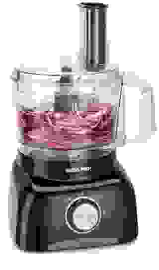 Swiss Pro+ Küchenmaschine 600W- 1.2L - Zum Hacken- Zerkleinern- Pressen- Schneiden und Mischen -Schwarz