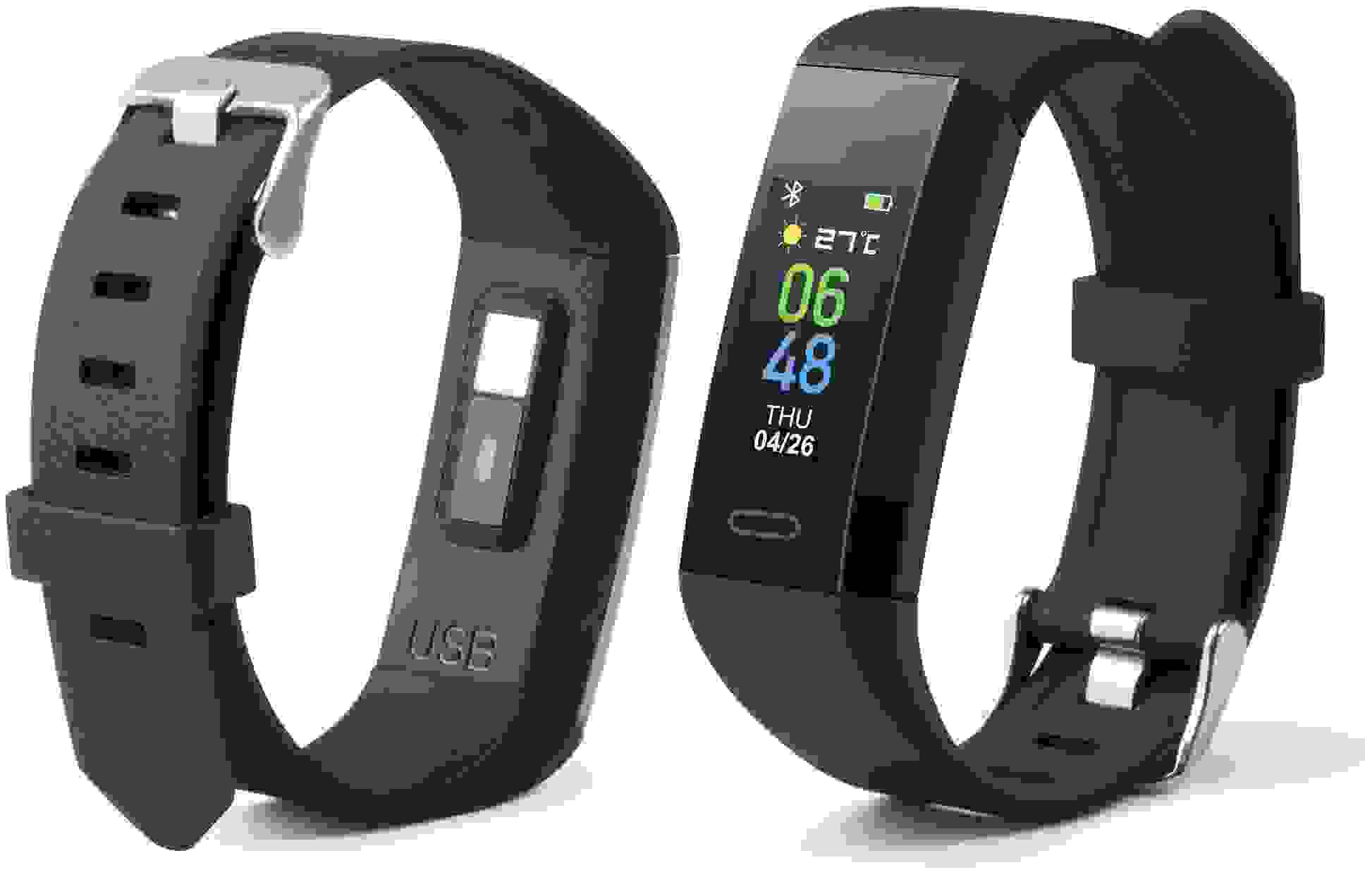Technaxx Fitness-Tracker mit Temperaturanzeige