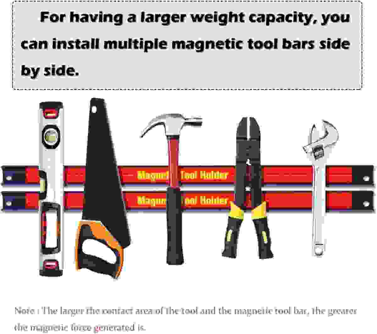Toolland 4x Magnetischer Werkzeughalter - 18
