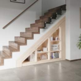 Treppenschrank mit Passblende Nelio