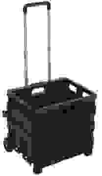 Trolley mit faltbarer Kiste - zusammenklappbar - 30L