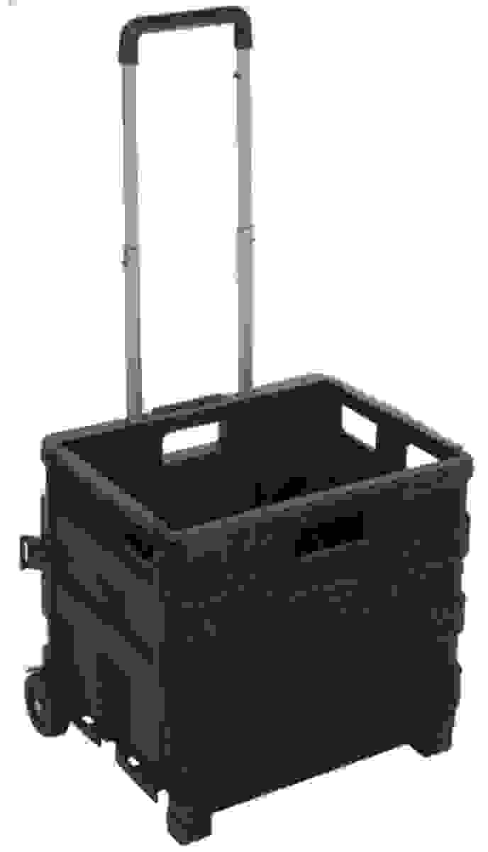 Trolley mit faltbarer Kiste - zusammenklappbar - 30L