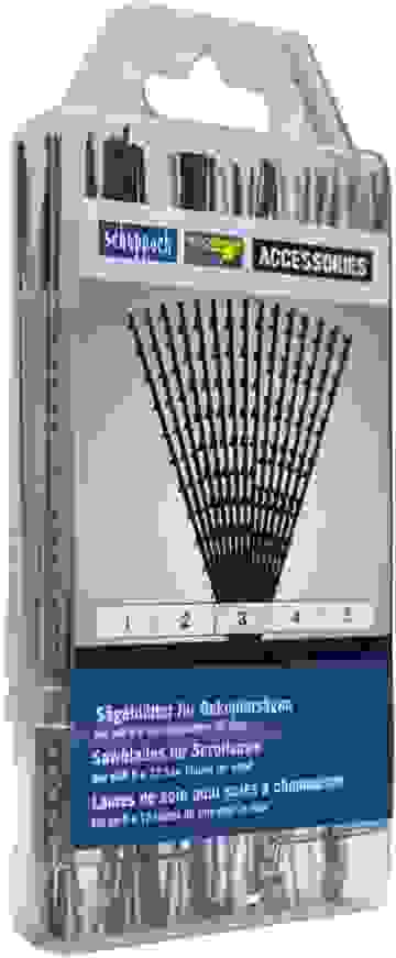Universal 60tlg. Sägeblatt-Set Dekupiersägeblätter Scheppach - 60 Stüc