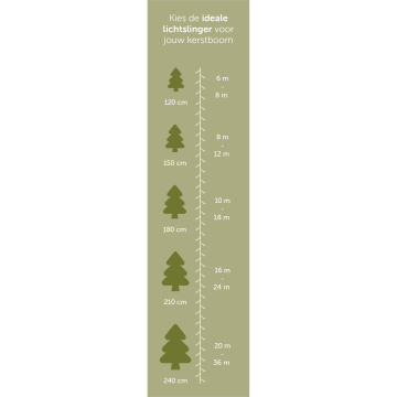 Vellight Lichtsnoer Kerstverlichting - Arizona wit 8 M 120 Leds