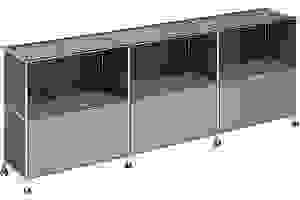 viasit Sideboard System4, 136236 anthrazit 1 Fachboden 230,1 x 42,6 x 86,7 cm