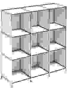 viasit Sideboard System4, 537761 weiß 6 Fachböden 115,4 x 40,4 x 118,2 cm