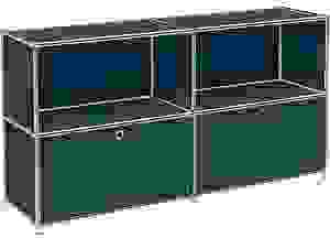 viasit Sideboard System4, 68886 violettblau 1 Fachboden 152,9 x 40,4 x 80,7 cm