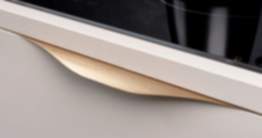 Viefe Griffleiste NOMA aus Aluminium, BA 128 - 256 mm
