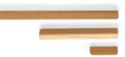 Viefe Möbelgriff FLAPP aus Holz, BA 32 - 1056 mm