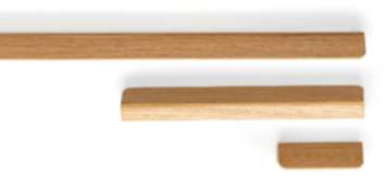 Viefe Möbelgriff FLAPP aus Holz, BA 32 - 1056 mm