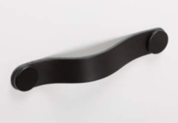 Viefe Möbelgriff FLEXA aus Metall & Leder, BA 128 - 160 mm
