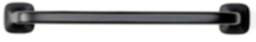 Viefe Möbelgriff QUART MINI aus Metall, BA 128 mm