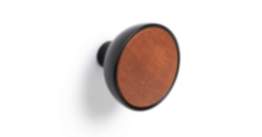 Viefe Möbelknopf BOL aus Metall & Holz, Ø 45 mm