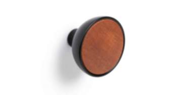 Viefe Möbelknopf BOL aus Metall & Holz, Ø 45 mm