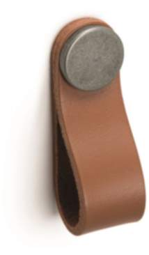 Viefe Möbelknopf FLEXA aus Metall & Leder