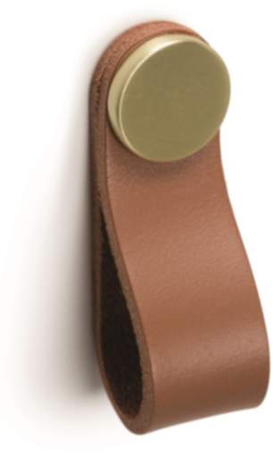 Viefe Möbelknopf FLEXA aus Metall & Leder