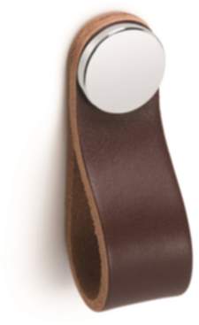 Viefe Möbelknopf FLEXA aus Metall & Leder