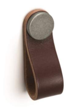 Viefe Möbelknopf FLEXA aus Metall & Leder