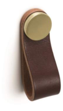 Viefe Möbelknopf FLEXA aus Metall & Leder