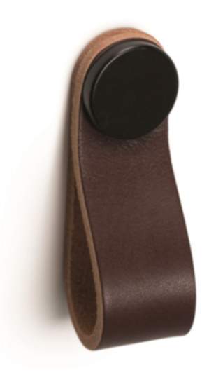 Viefe Möbelknopf FLEXA aus Metall & Leder