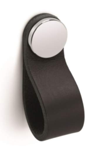 Viefe Möbelknopf FLEXA aus Metall & Leder
