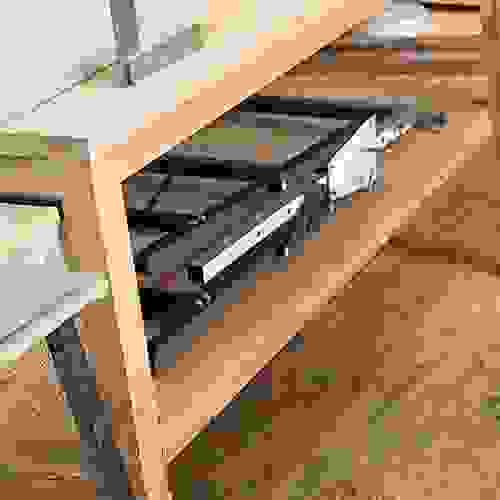 VOREL Höhenverstellbarer Bock - max 200kg - verstellbar von 79 bis 130cm
