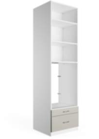 Waschmaschinenschrank mit Aufsatz Steffen